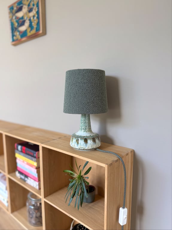 Upcycled vintage bordlampe - Søholm Keramik billede 3