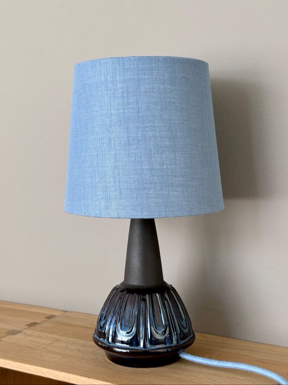 Upcycled vintage bordlampe - Søholm Keramik