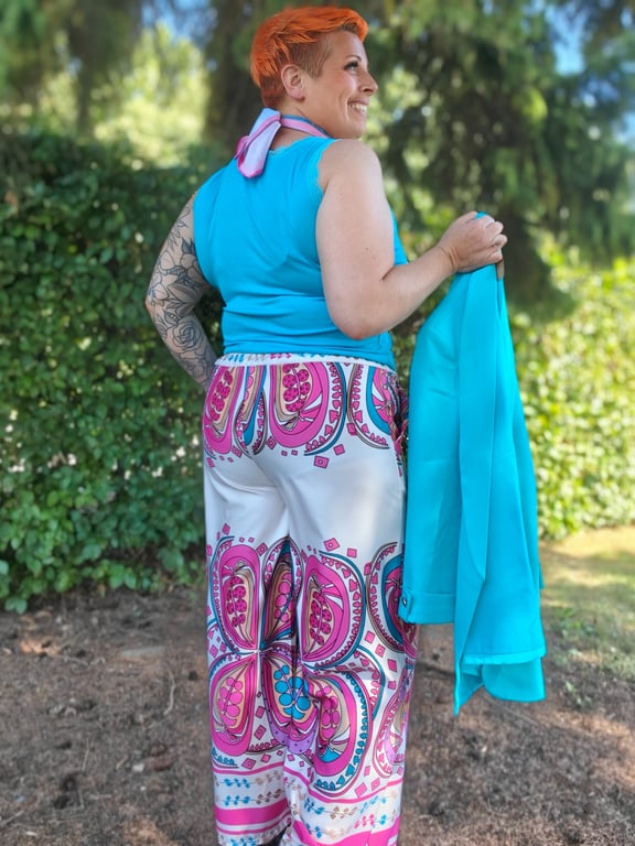 Zafia Top Turquise  billede 2