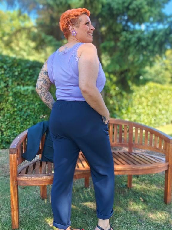 Zafia Top Lila billede 2