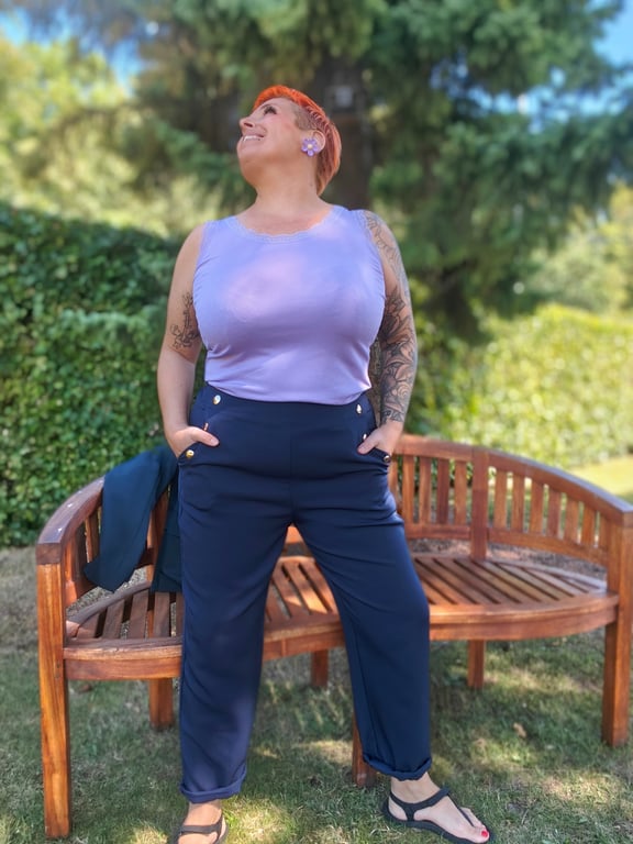 Zafia Top Lila