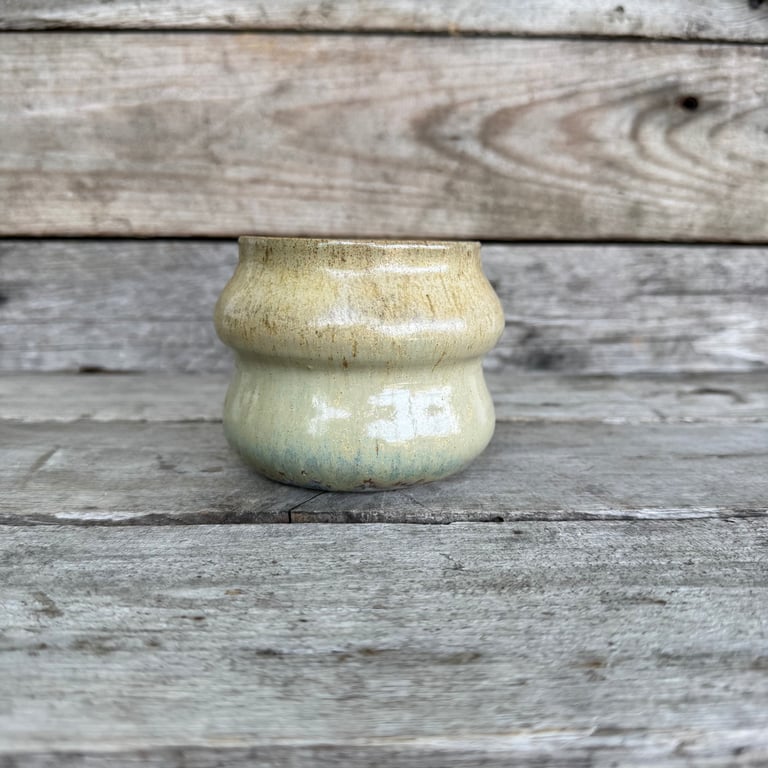 Bølge kop beige brun