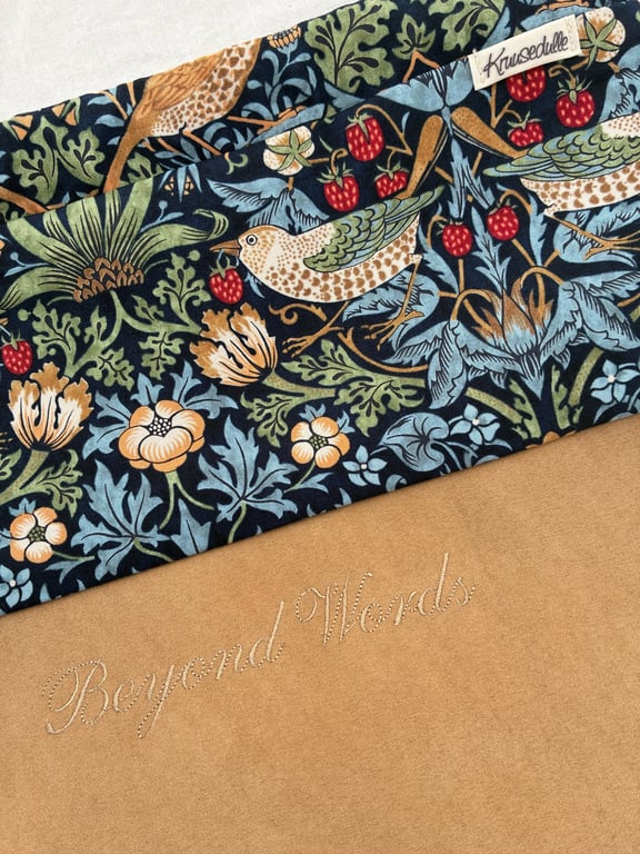 Companion Projektpose - Morris: Strawberry Thief  billede 10