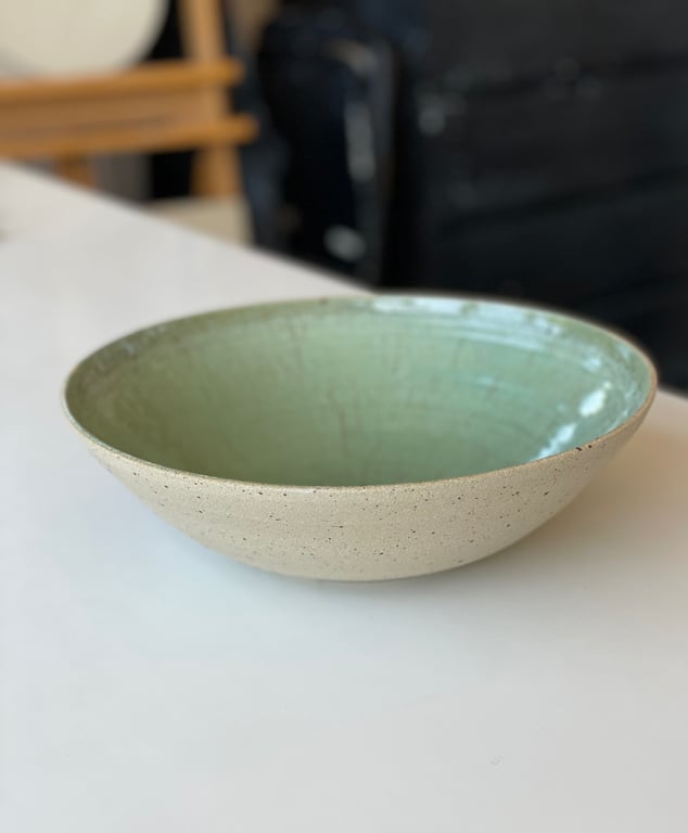 Fad/salatskål, kobbergrønt - ø 27 cm