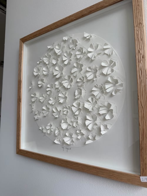 40x40cm, “Sakura”, indrammet  (2)