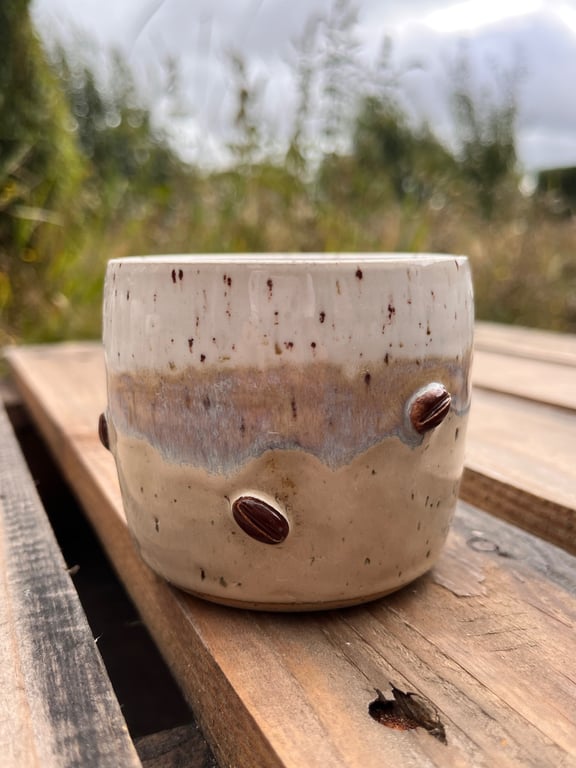Kaffebønne kop. 290 ml. H: 7,5 cm billede 2