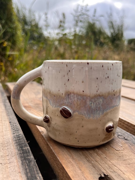 Kaffebønne kop. 360 ml. H: 8,5 cm billede 2