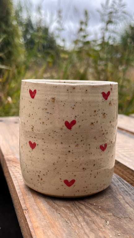 Hjerte kop. 340 ml. H: 9 cm billede 2