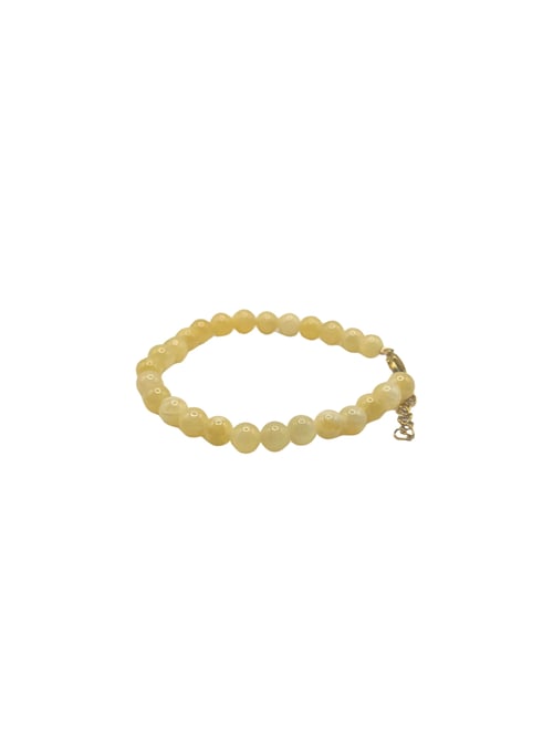 Topaz jade armbånd – 6 mm