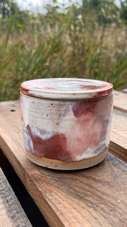 Smørklokke. 200 ml. H: 7,5. D: 9,5 cm billede 2