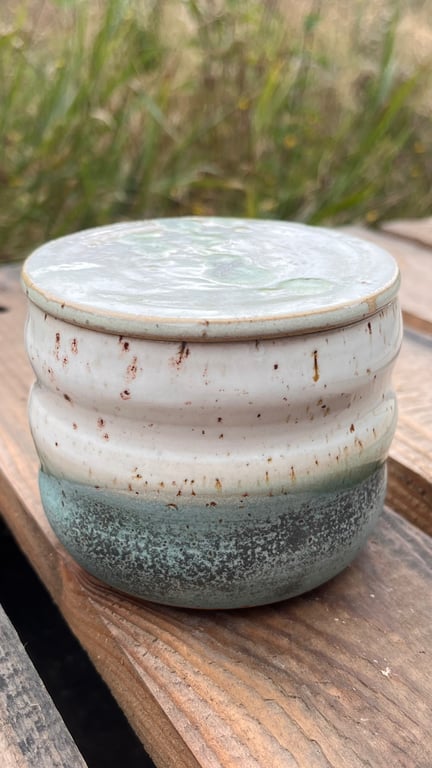 Smørklokke. 220 ml. H: 8. D: 9,5 cm billede 3
