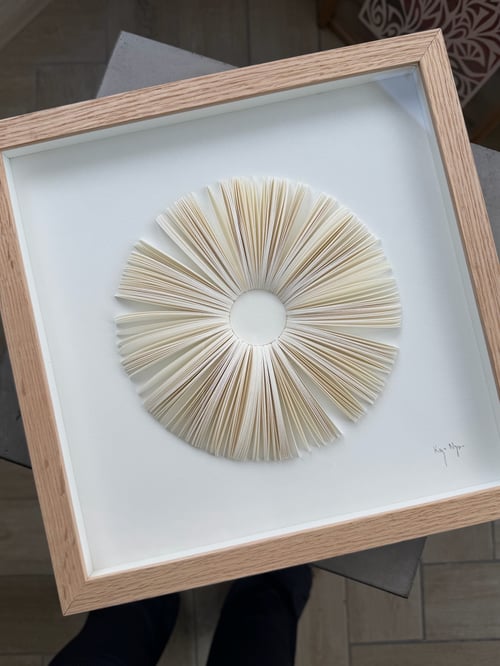 30x30cm, relief, indrammet 