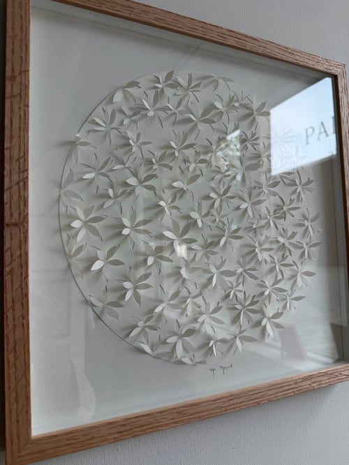 40x40cm, 3D papercut, indrammet  (4)