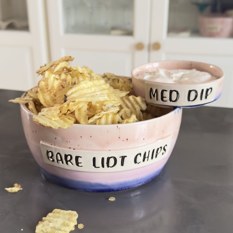 Chips og dip skål billede 5