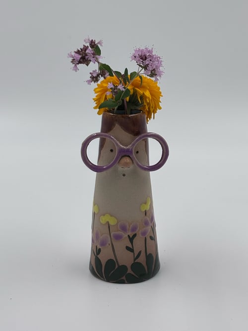 Familienhulihovedet vase/lysestage (1)