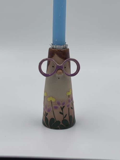 Familienhulihovedet vase/lysestage (2)