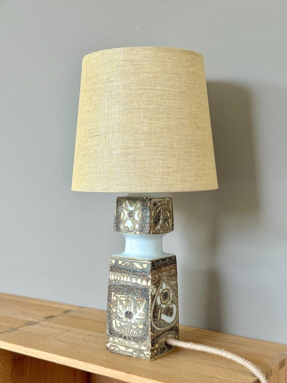 Upcycled vintage bordlampe - Royal Copenhagen