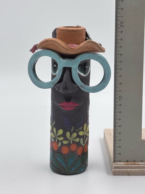 Familienhulihovedet lysestage/vase (3)
