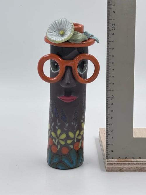 Familienhulihovedet vase/lysestage (3)