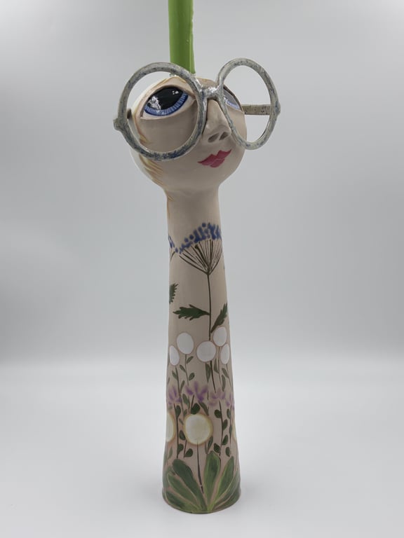 Familienhulihovedet lysestage 44cm