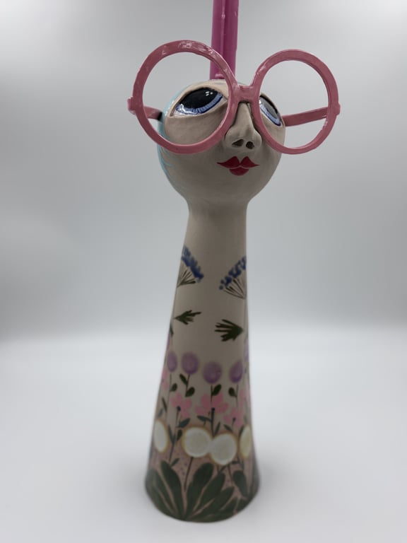 Familienhulihovedet lysestage 41cm