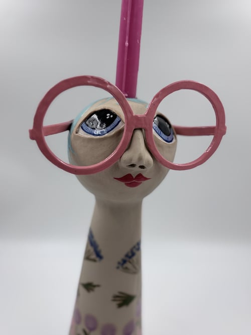 Familienhulihovedet lysestage 41cm (2)