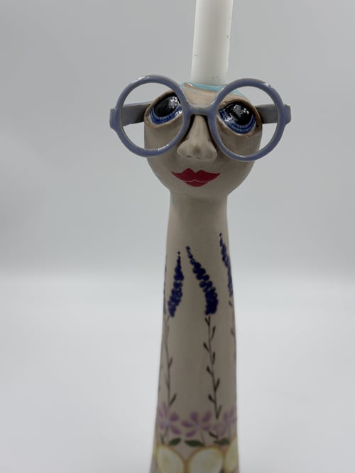 Familienhulihovedet lysestage 36cm (2)