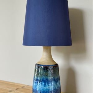 Upcycled vintage bordlampe - Søholm Keramik – produktbillede