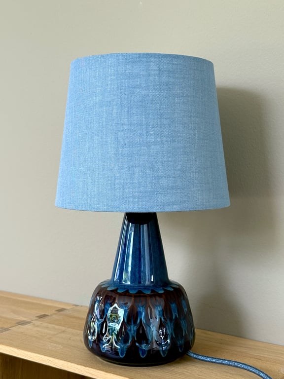 Upcycled vintage bordlampe - Søholm Keramik