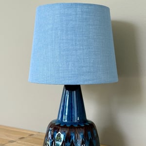 Upcycled vintage bordlampe - Søholm Keramik – produktbillede