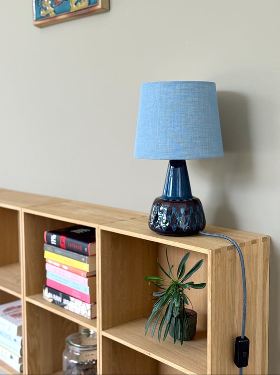 Upcycled vintage bordlampe - Søholm Keramik billede 5