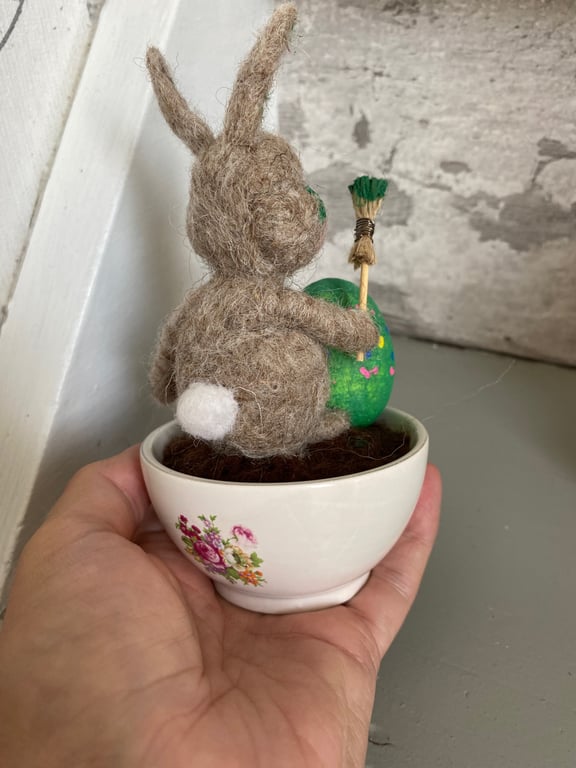 Påskekanin med æg billede 2