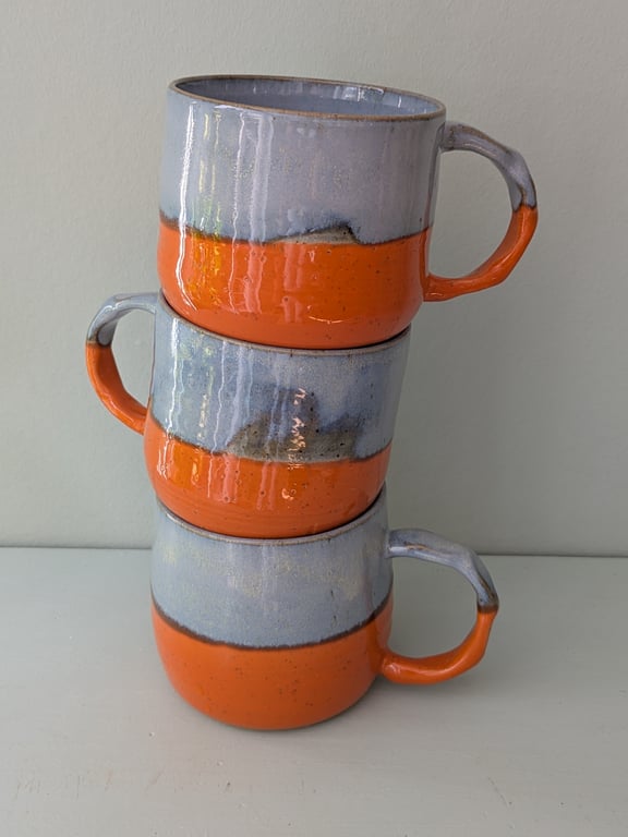 kop lyseblå/orange