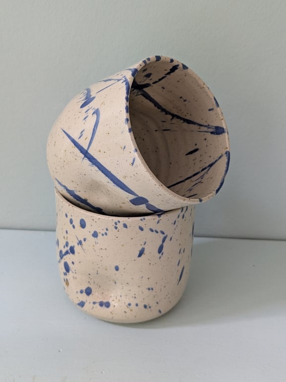 Dimplecup blå splash  billede 3