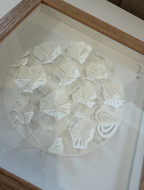 20x20cm, 3D papercut, “Love edition”, indrammet  (2)