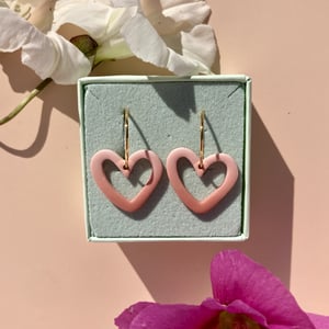 orange pastel hjerte – produktbillede