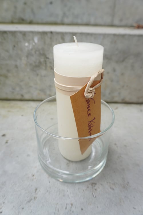 Bloklys 5x15 cm - certificeret - farven melon white  (1)