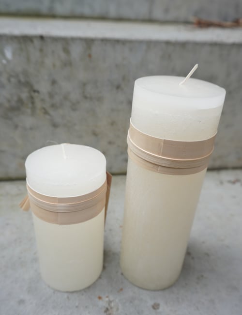 Bloklys 5x10 cm - certificeret - farven melon white  (2)