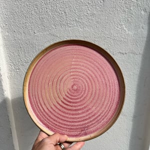 Middagstallerken, lyserød (ø ca 28 cm) – produktbillede