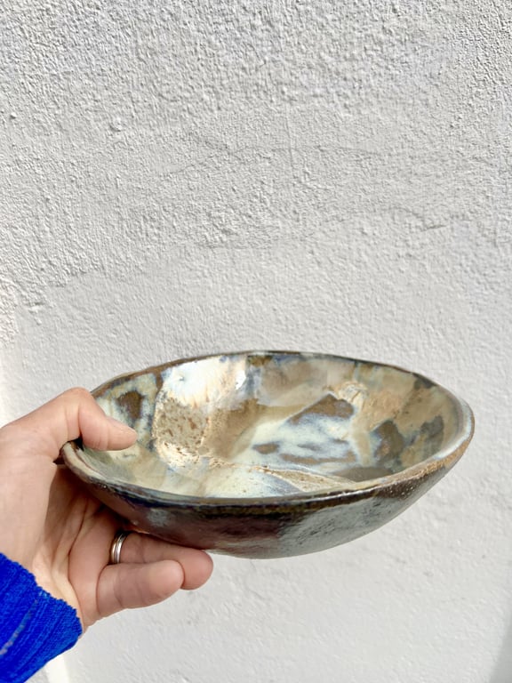 Skål i kunstglasur (600 ml) billede 2