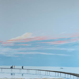 Aftenhimmel bro. 90*120 – produktbillede