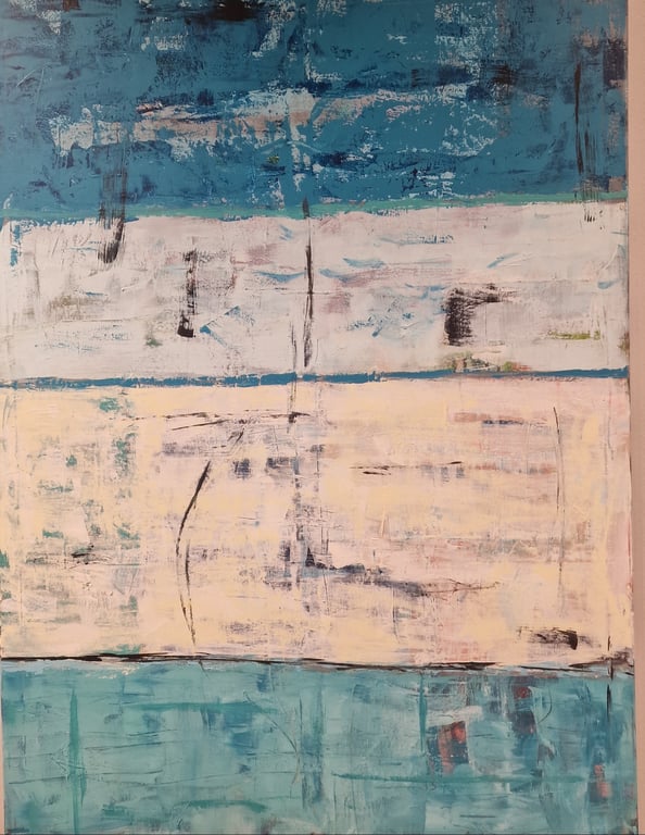 #1393. 90x120 cm  SOLD billede 2
