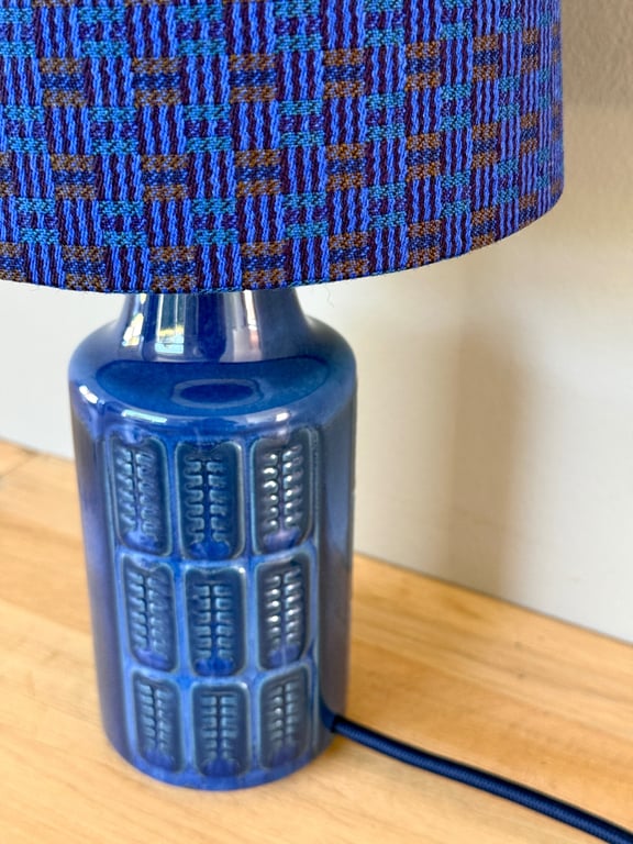 Upcycled vintage bordlampe - Søholm Keramik billede 2