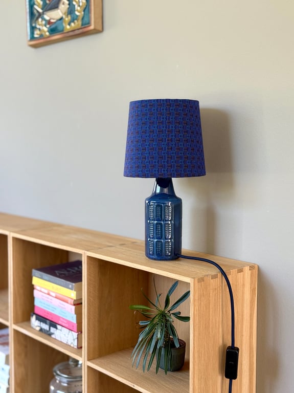 Upcycled vintage bordlampe - Søholm Keramik billede 5