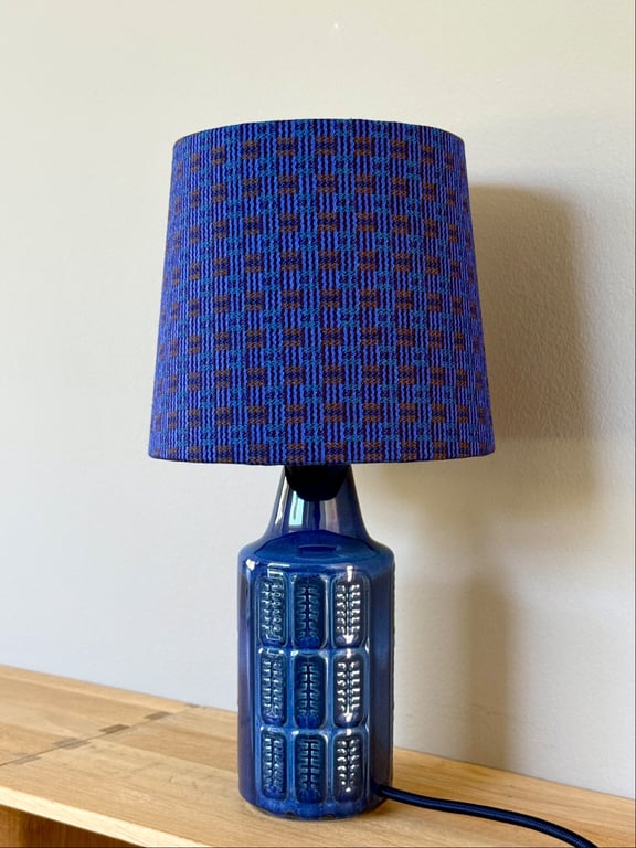 Upcycled vintage bordlampe - Søholm Keramik