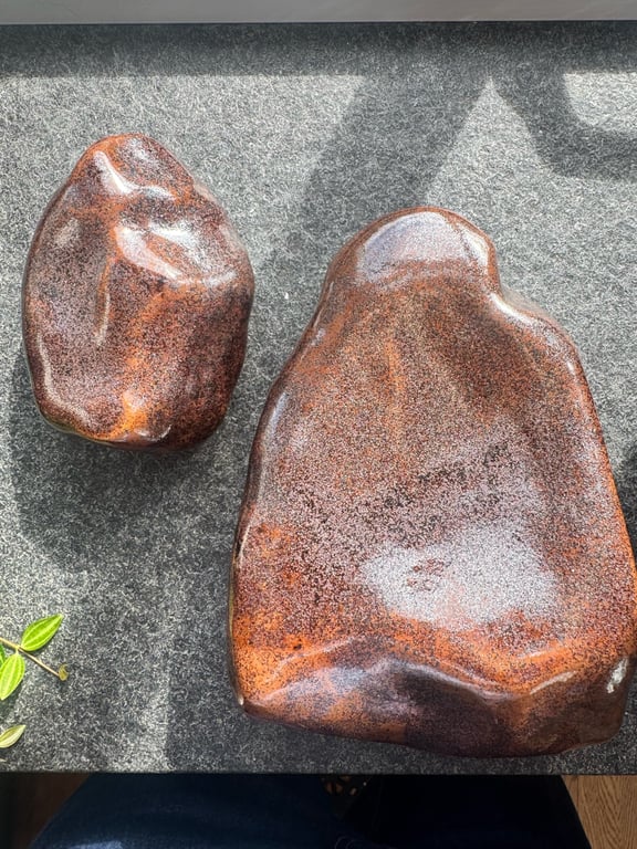 GLIMMER -Sten vægskulptur  billede 2