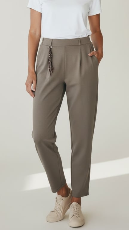 Olivia soft pants, Cappuccino. Onesize 38-48.