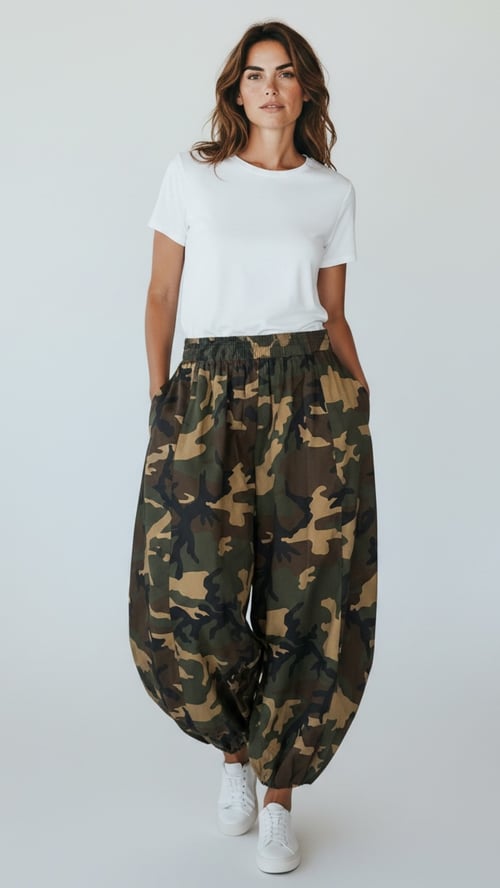 Ellis pants, Army Camouflage. Onesize 36-44. (1)