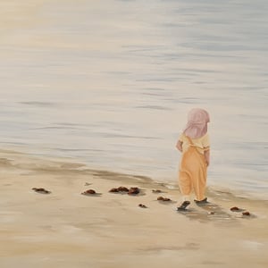 Barn ved vand. 50*40 – produktbillede