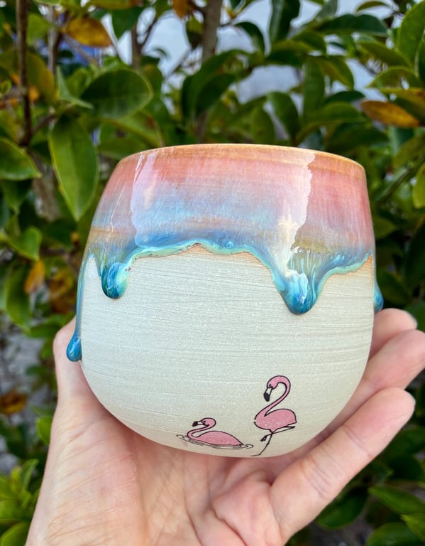 Cracks flamingo Tumblers billede 3